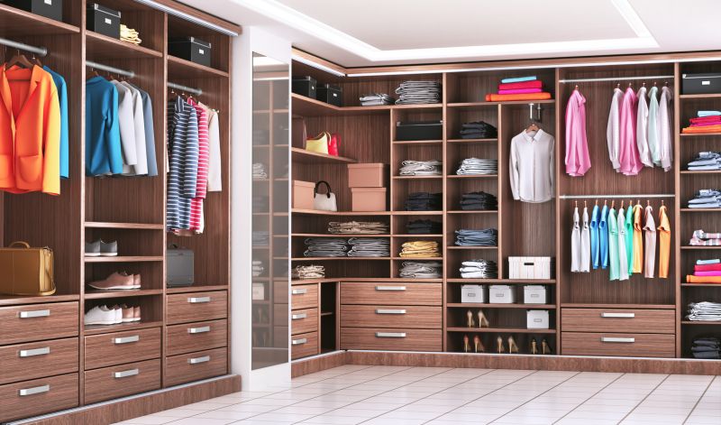 Walk-In Closets in Master Baths